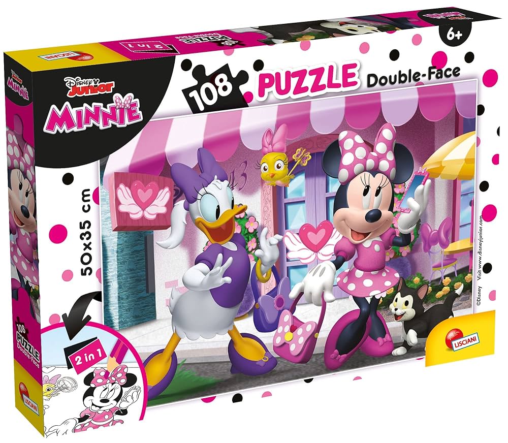 minnie❗️ Puzzle dwustronne plus Minnie 108 : Amazon.pl: Zabawki